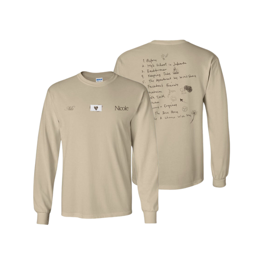 Letter Track List Long Sleeve