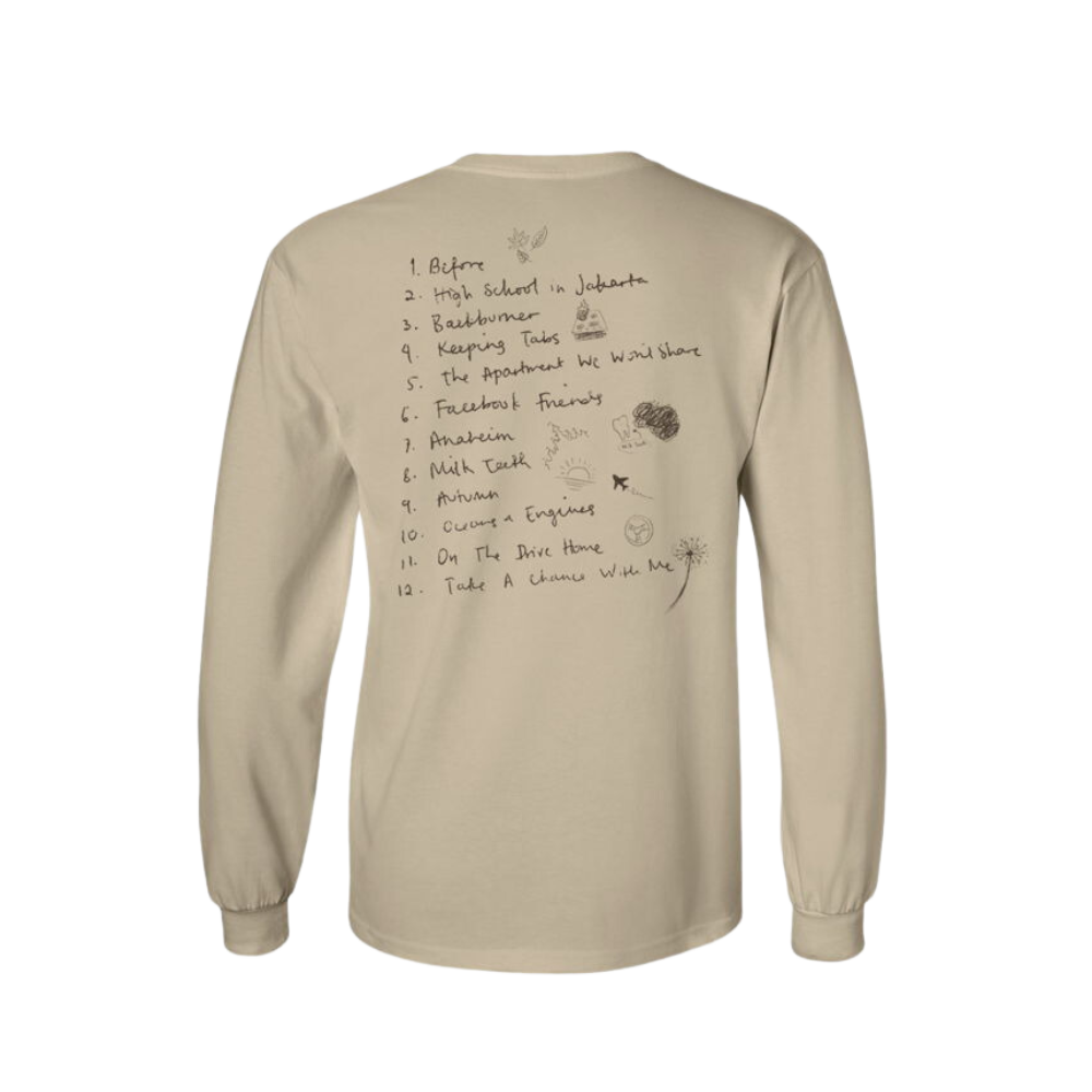 Letter Track List Long Sleeve